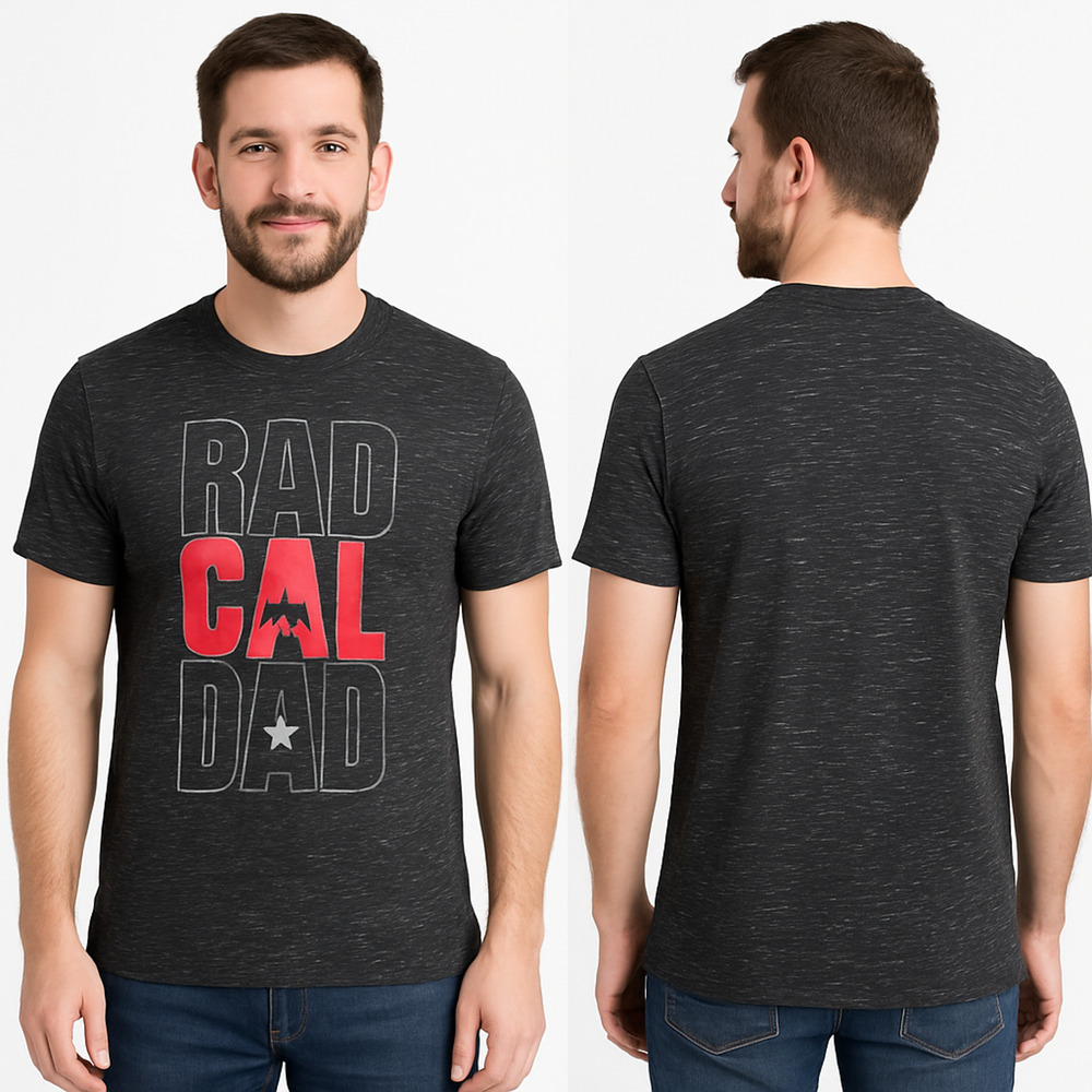 NWT Leisure Lounge “Rad Cal Dad” Graphic Tee – Size Small